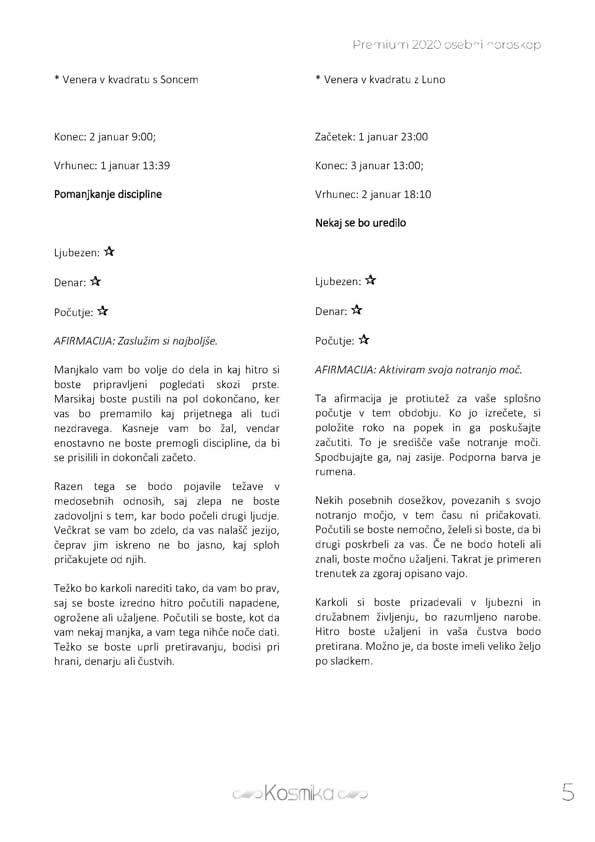 Osebni letni horoskop