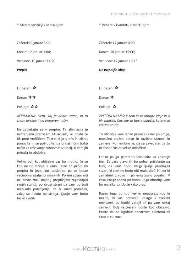 Osebni letni horoskop