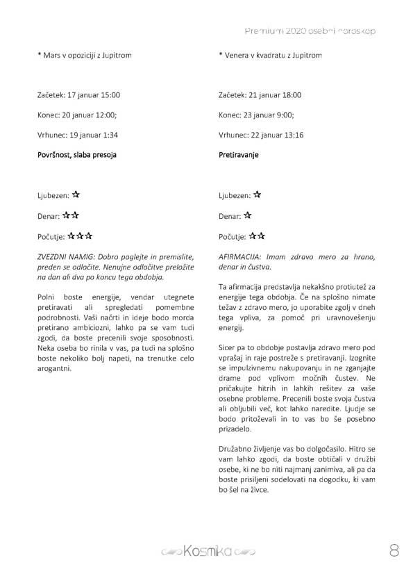 Osebni letni horoskop