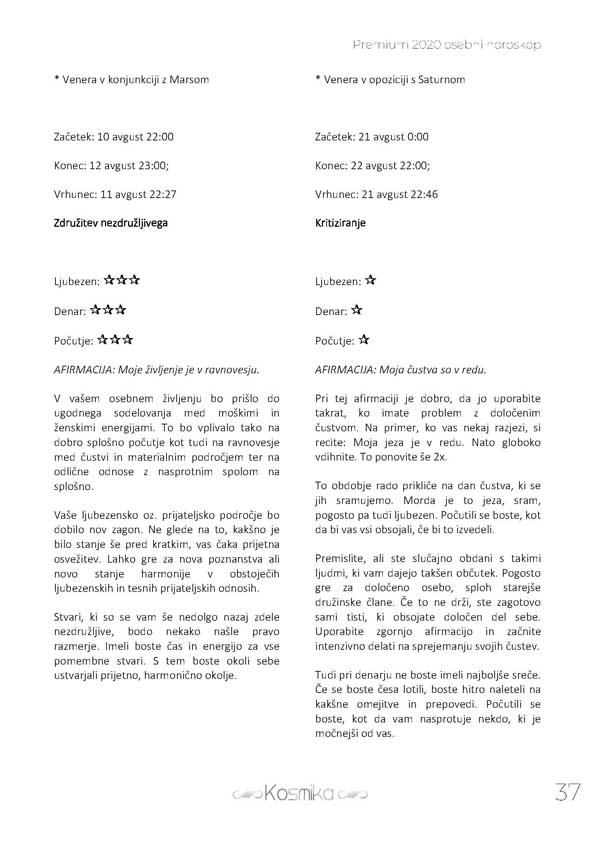 Osebni letni horoskop