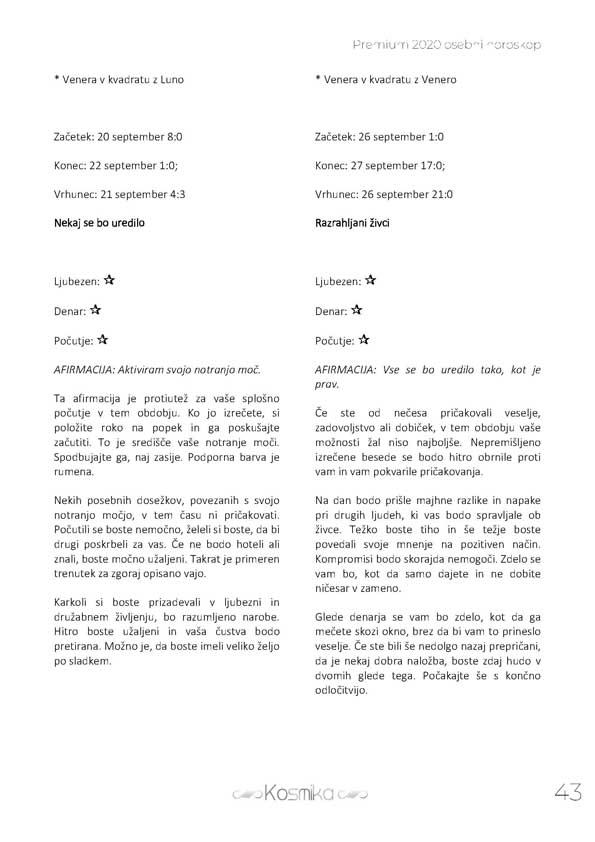 Osebni letni horoskop
