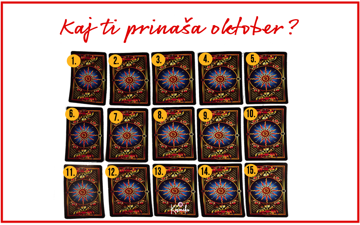 Tarot: Sporočilo za oktober