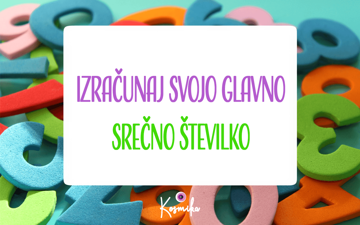 Tvoja glavna srečna številka