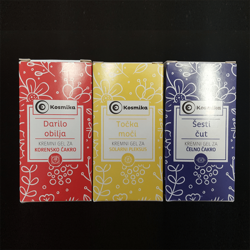 Paket Obilje (trojček kremnih gelov za čakre)