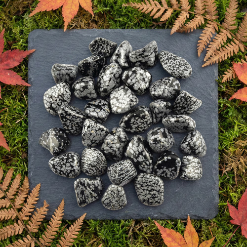 Kristal Snežni obsidian