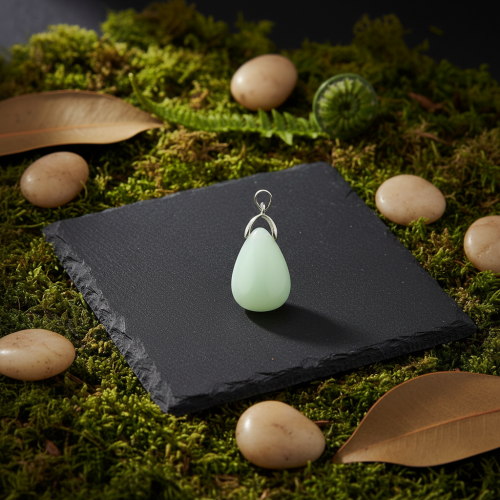 Obesek Kapljica opalit