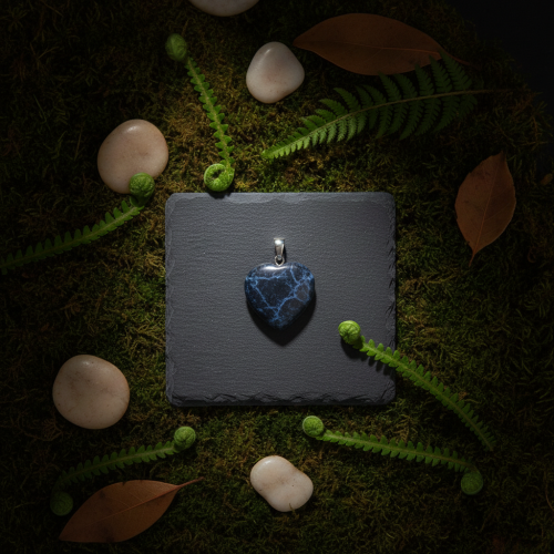 Obesek srček Dumortierit